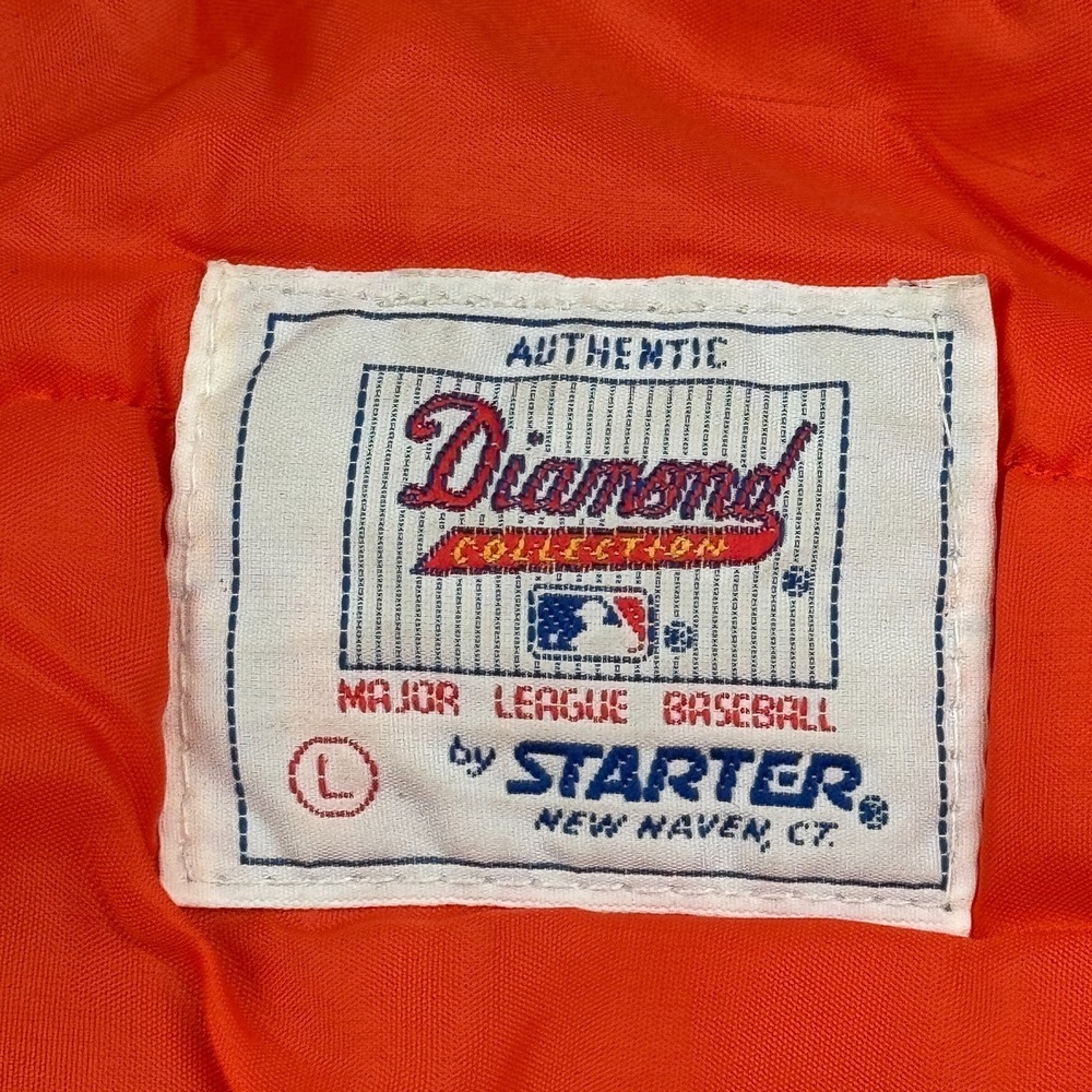 Vintage Detroit Tigers Starter Jacket Men Large MLB Baseball Diamond Collection - Picture 6 of 15